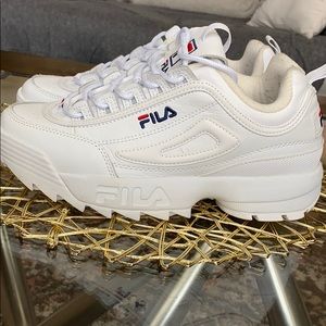 FILA Disruptor 2 Mens, White Size 8